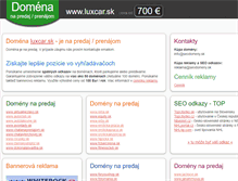 Tablet Screenshot of luxcar.sk